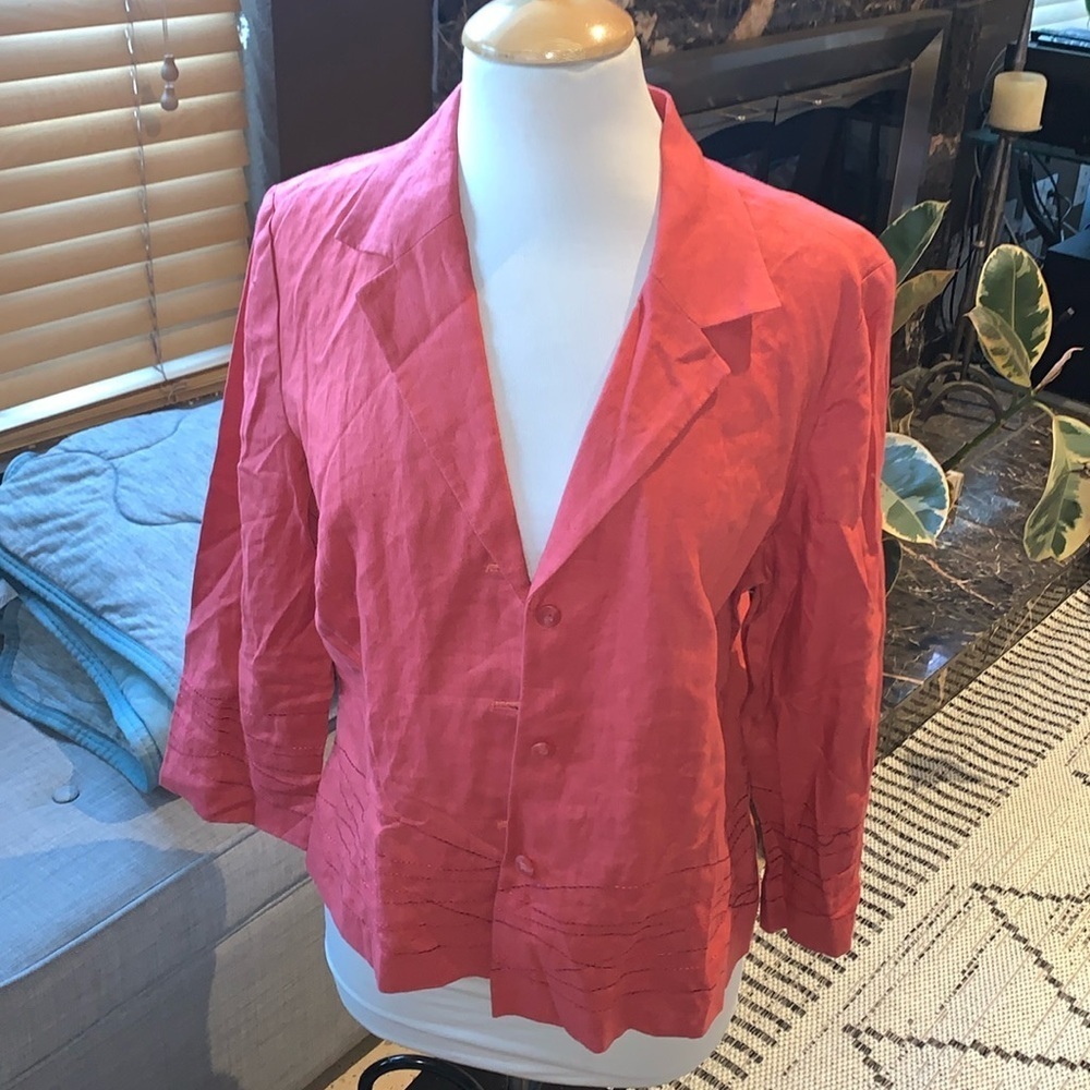 BNWT 100% Linen Coat